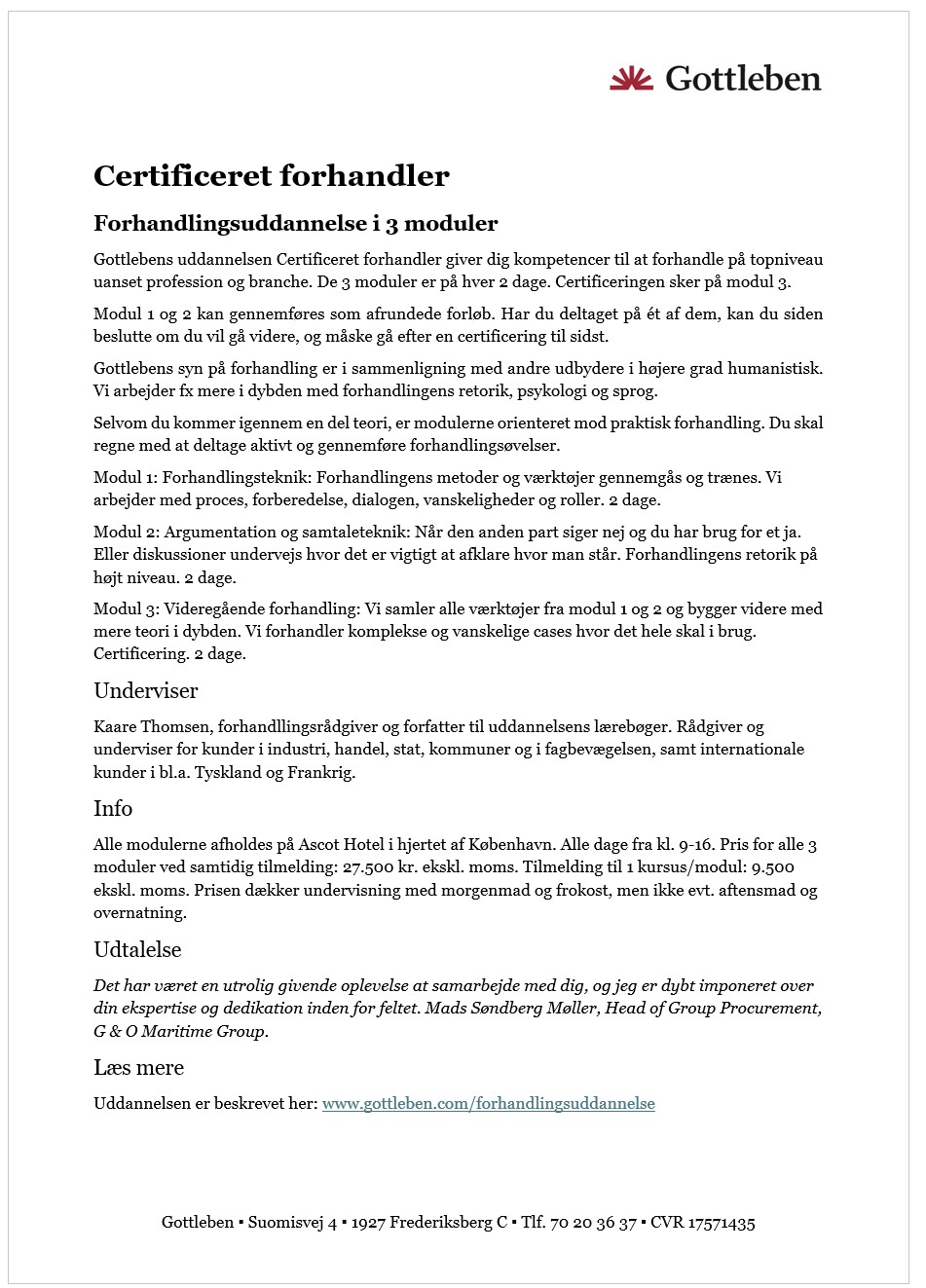 BrochureCertificeret