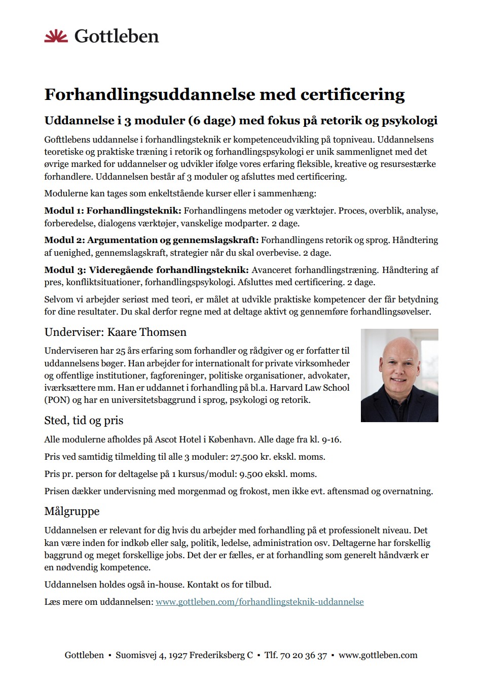 ForhandlingsteknikUddannelseBrochure